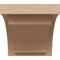 Ekena Millwork 4in. W x 4in. H x 28in. L Rivera Woodgrain TimberThane Rafter Tail, Primed Tan RFTUR04X04X28RIVRCPR - alternate 3